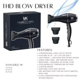 MK PROFESSIONAL BLOW DRYER 2300 - Image 2